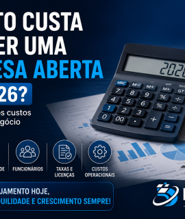 Quanto custa manter uma empresa aberta em 2026?