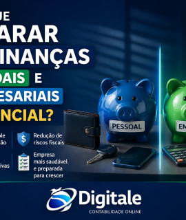 Por que separar as finanças pessoais das empresariais é essencial
